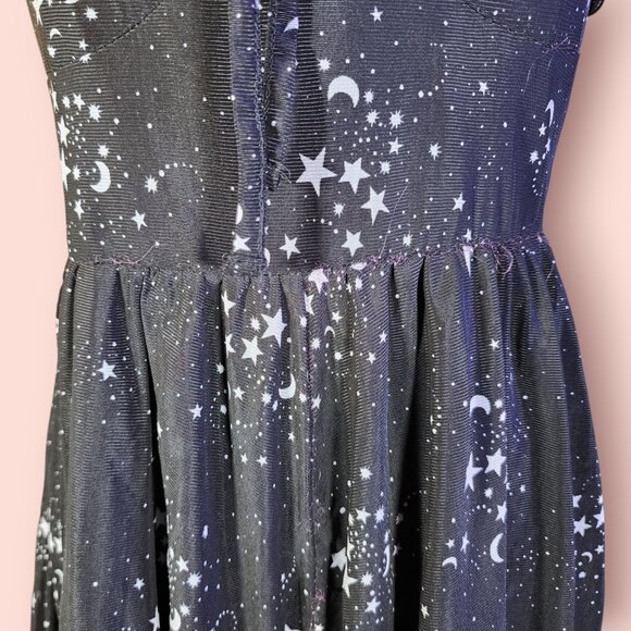 Urban outfitters Celestial Mesh Mini Babydoll romper grunge whimsigoth witchy - Picture 4 of 7